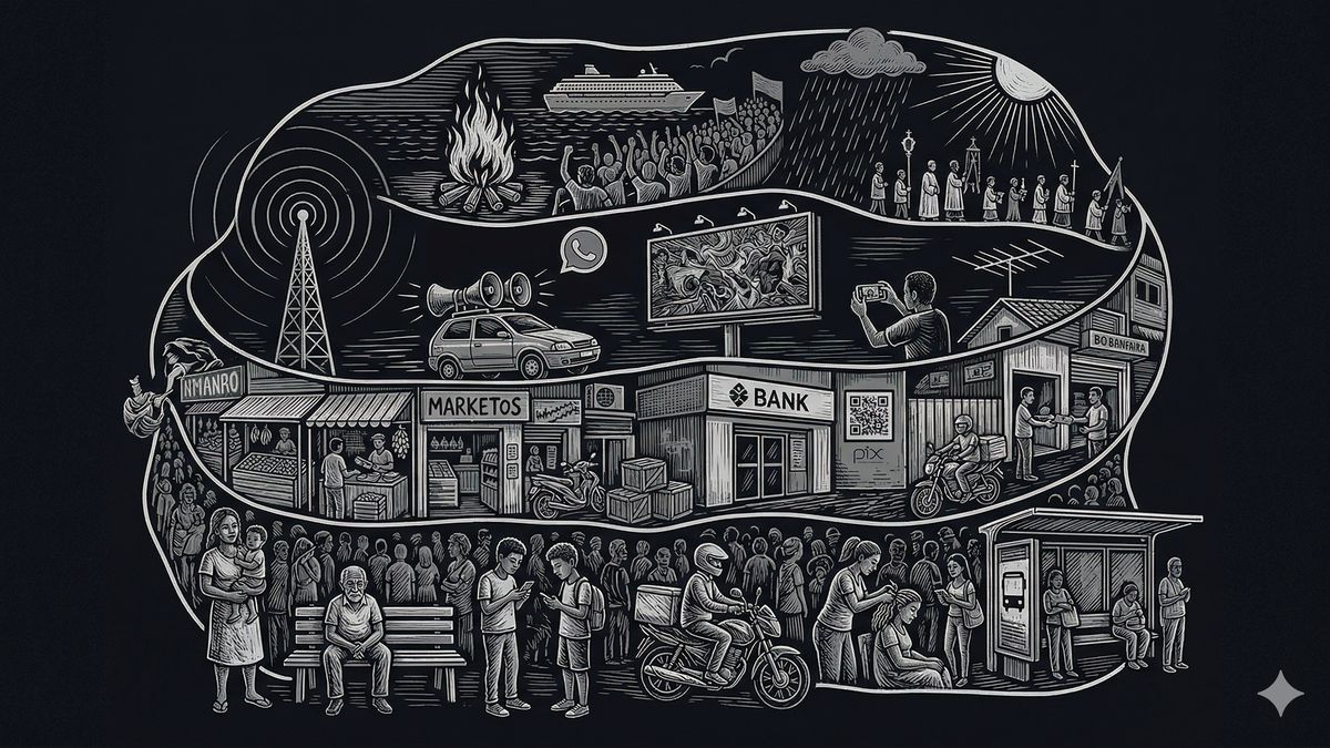 Forró, carro de som e Pix no fim de semana: como a IA lê o que move um território